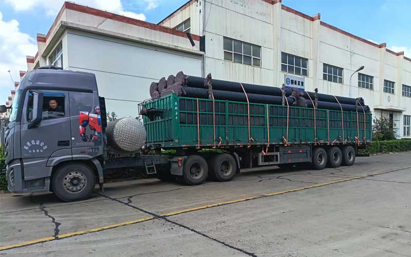 國(guó)能實(shí)業(yè)一批煤礦用覆層螺旋焊接復(fù)合鋼管發(fā)往寧夏某大型煤礦